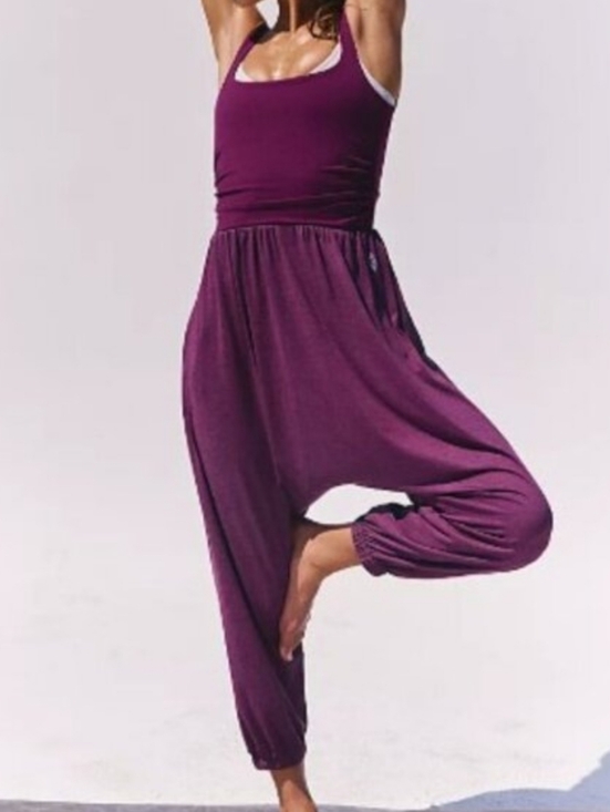 Free People Pants - Like New Free People Shiny Happy One Piece